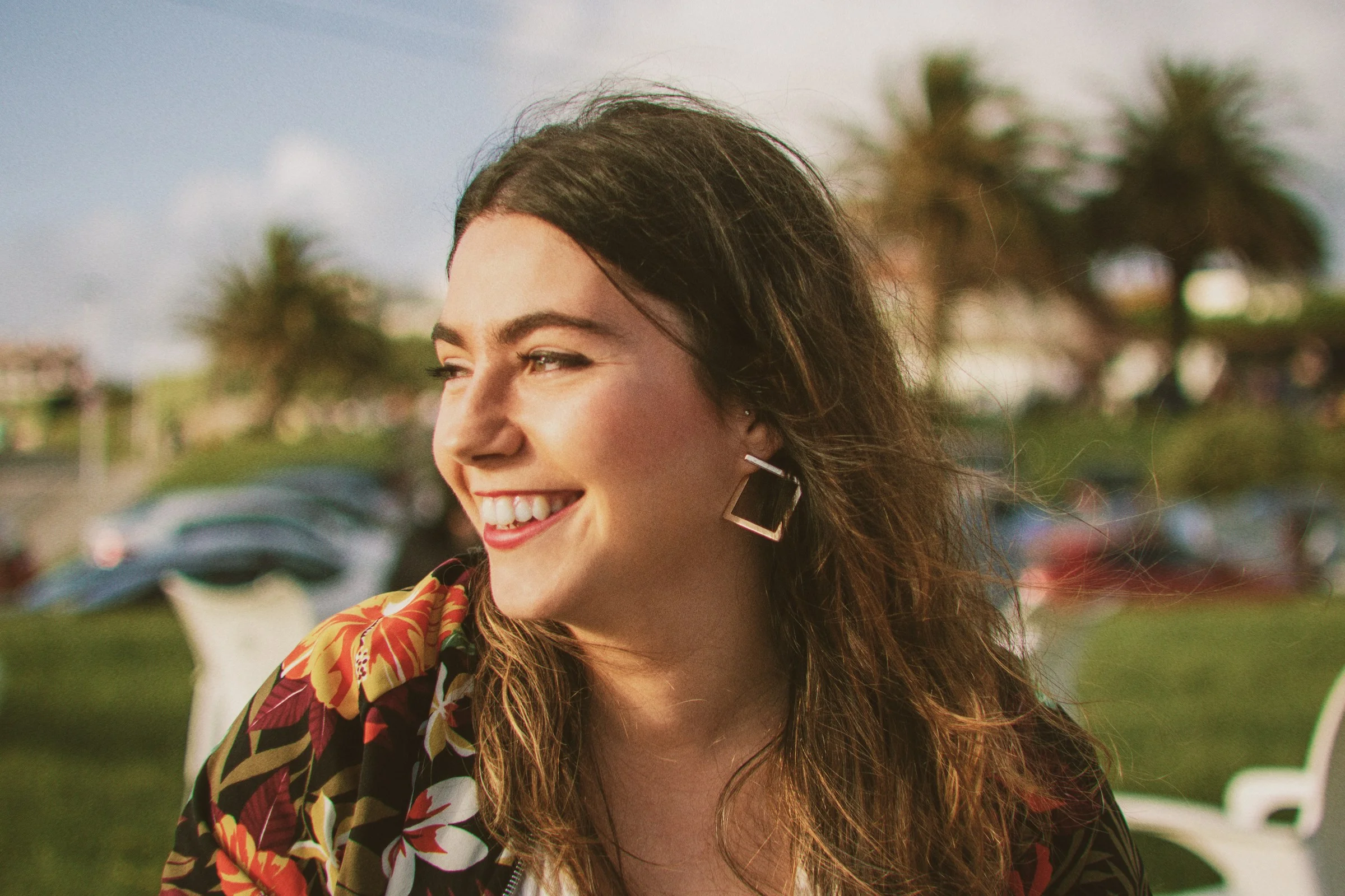 Young beautiful woman smiling